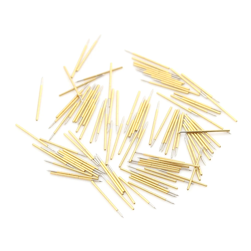 Hot Sale 100pcs P50-B1 Dia 0.68mm Length 16mm 75g Spring Pressure Test Probe Pogo Pin
Hot Sale 100pcs P50-B1 Dia 0.68mm Length 16mm 75g Spring Pressure Test Probe Pogo Pin
