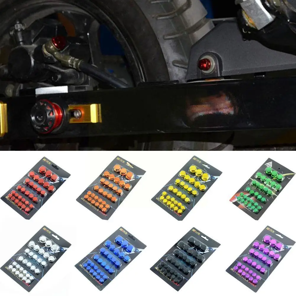 30Pcs/Set Motorcycle Head Screw Cover Modification Accessories Decorative Parts for YAMAHA Kawasaki Honda r30 Nuts Styling Cover
30Pcs/Set Motorcycle Head Screw Cover Modification Accessories Decorative Parts for YAMAHA Kawasaki Honda r30 Nuts Styling Cover