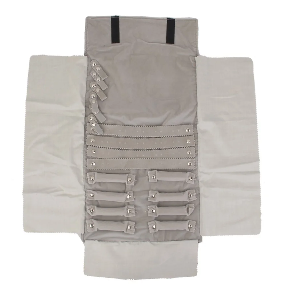 Luxury Purpose Jewelry Roll Bag Storage Bag Earrings Necklace Roll Organizer
Luxury Purpose Jewelry Roll Bag Storage Bag Earrings Necklace Roll Organizer