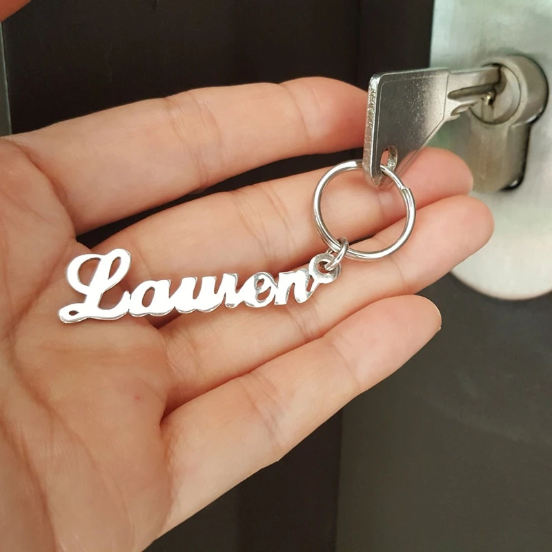 Personalized Name Keyring Kpop Stainless Steel Jewelry Custom Nameplate Cute Keychain Llaveros Para Mujer Valentine's Day Gifts
Personalized Name Keyring Kpop Stainless Steel Jewelry Custom Nameplate Cute Keychain Llaveros Para Mujer Valentine's Day Gifts