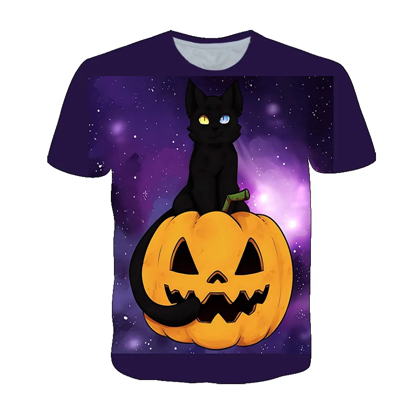 Summer New Short-Sleeved Halloween T-Shirt 3D Printing Scary Pumpkin Skull T-Shirt Boys Cartoon Anime T-Shirt
Summer New Short-Sleeved Halloween T-Shirt 3D Printing Scary Pumpkin Skull T-Shirt Boys Cartoon Anime T-Shirt