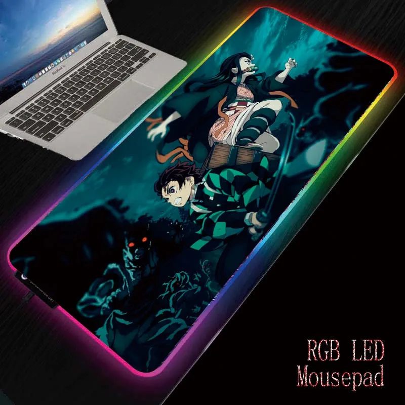 MRGBEST Anime Kimetsu No Yaiba Gaming RGB LED Glowing Colorful Large Gamer Mousepad Desk Mice Table Mat 7 Colors for PC Laptop
MRGBEST Anime Kimetsu No Yaiba Gaming RGB LED Glowing Colorful Large Gamer Mousepad Desk Mice Table Mat 7 Colors for PC Laptop