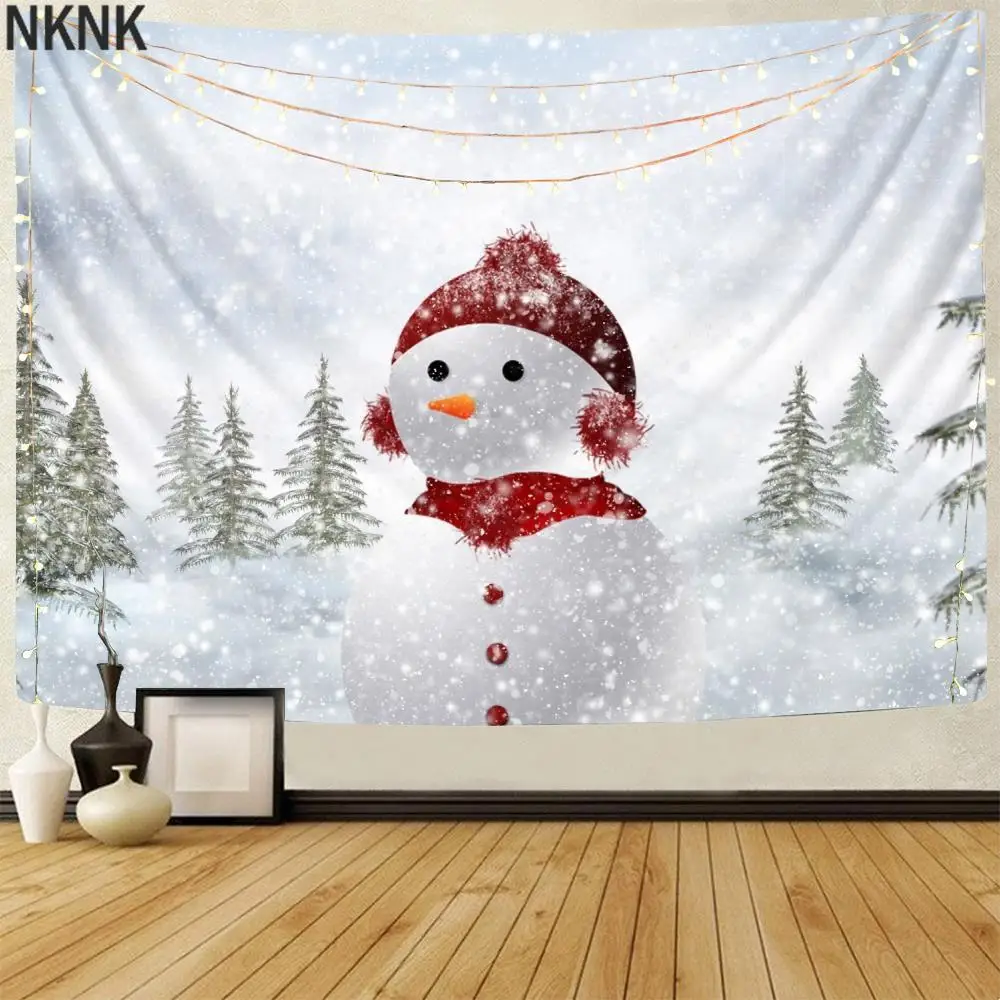 NKNK Christmas Tapiz Snowman Wall Tapestry Trees Home Tapestrys Harajuku Tenture Mandala Decor Mandala Premium Funny Fashion 
NKNK Christmas Tapiz Snowman Wall Tapestry Trees Home Tapestrys Harajuku Tenture Mandala Decor Mandala Premium Funny Fashion