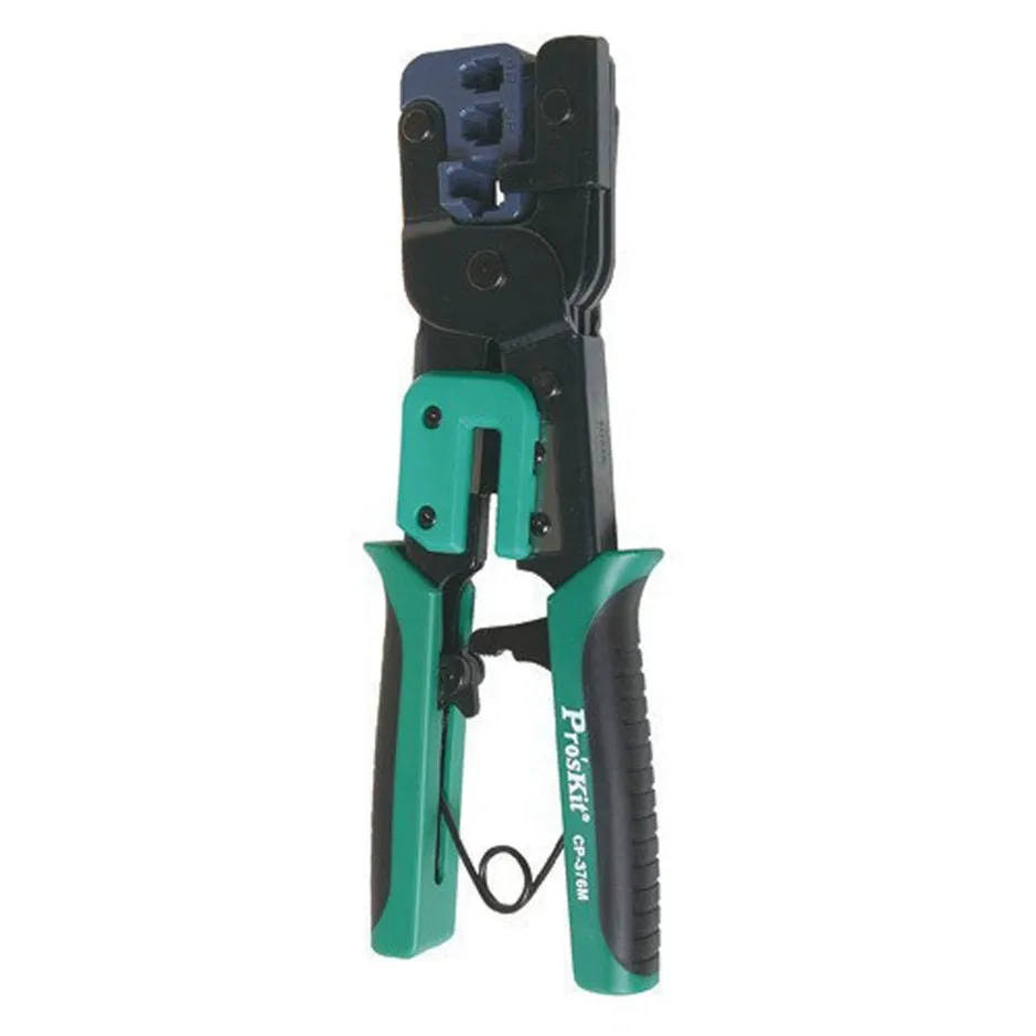 CP-376M Modular Herramienta Que Prensa (225mm), 4 p 6 p 8 p cable ethernet alicates que prensan, 3 1 ratchet alicates que prensa
CP-376M Modular Herramienta Que Prensa (225mm), 4 p 6 p 8 p cable ethernet alicates que prensan, 3 1 ratchet alicates que prensa