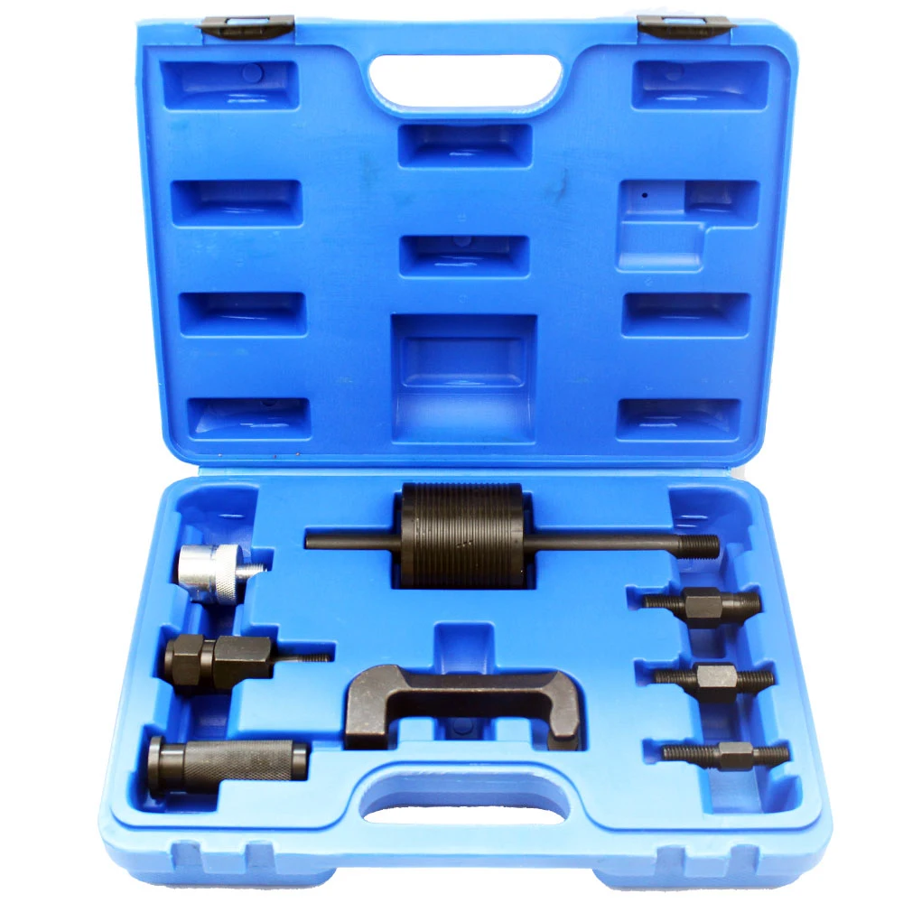 9pcs Diesel Injector Extractor Set Engine Service Tool Fuel injector puller For Benz Automotive Repair Tools