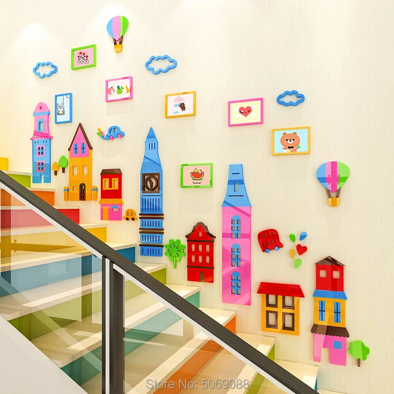 Children's room decoration 3D acrylic three-dimensional wall paste cartoon living room bedroom stickers kindergarten wall enviro
Children's room decoration 3D acrylic three-dimensional wall paste cartoon living room bedroom stickers kindergarten wall enviro