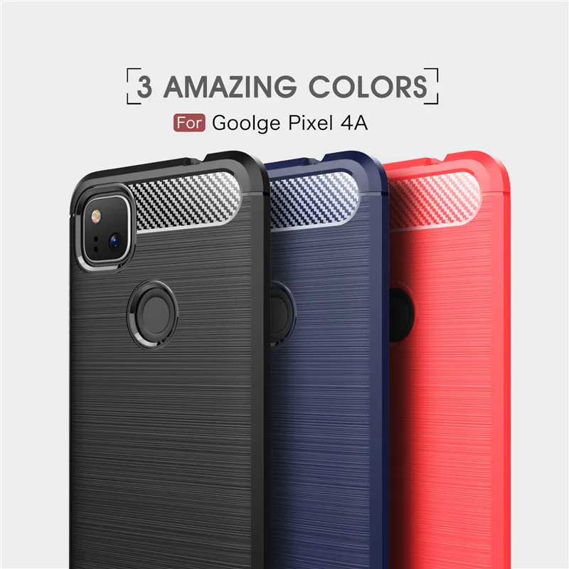 For Google Pixel 4a Case Bumper Shockproof Carbon Fiber Housings Back Cover For Google Pixel 4a Phone Cases Funda 5.81''
For Google Pixel 4a Case Bumper Shockproof Carbon Fiber Housings Back Cover For Google Pixel 4a Phone Cases Funda 5.81''