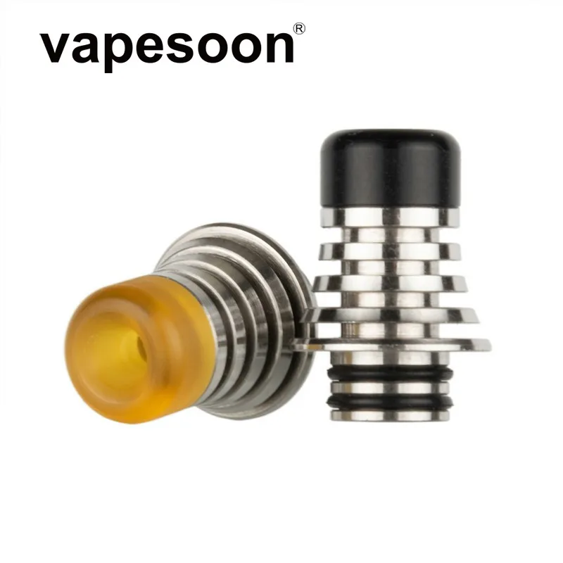 

510 Taifun grt rta drip tip 510 Mtl Drip Tip Stainless Steel+ PEI Narrow Bore Small Mouthpiece vape accessory