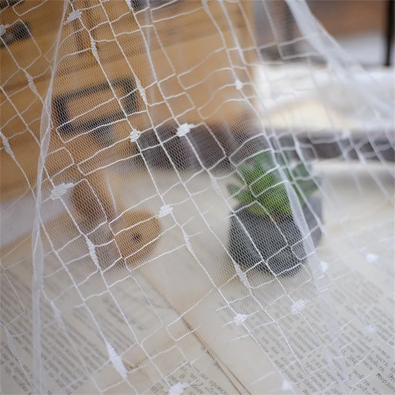 1Yard/lot Exquisite Net Yarn Cotton Embroidery Lace Fabrics 150CM Dress Wedding Dress Curtain Gauze Shade Fabrics
1Yard/lot Exquisite Net Yarn Cotton Embroidery Lace Fabrics 150CM Dress Wedding Dress Curtain Gauze Shade Fabrics
