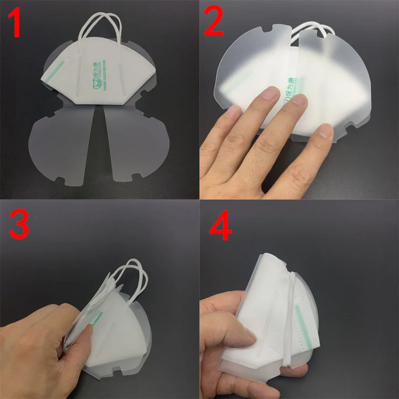 5/10pcs Portable Mask Storage Clip for N95 KN95 Masks Storage Box Case Dustproof Mask Folder Face Masks Temporary Container 
5/10pcs Portable Mask Storage Clip for N95 KN95 Masks Storage Box Case Dustproof Mask Folder Face Masks Temporary Container