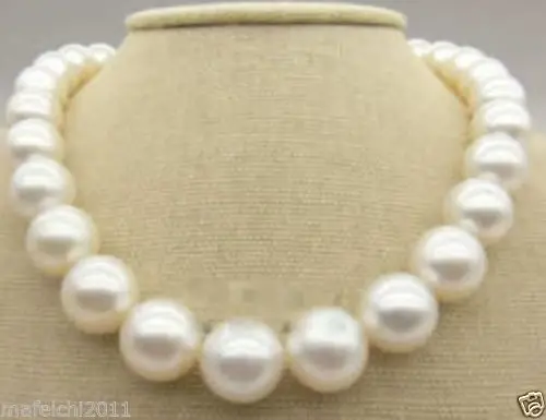 

Огромное большое ожерелье с белым жемчугом ААА 12-15 ММ Akoya 18 дюймов 14K ювелирные цепи ожерелье для женщин жемчужное ожерелье оптовая продажа