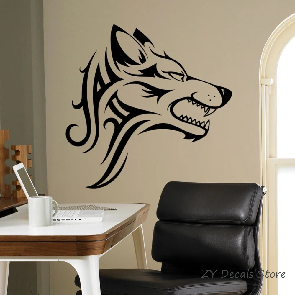 Tribal Wolf Wall Decal Beast Wild Animal Vinyl Sticker Home Decor Living Room Bedroom Waterproof Art Decal Mural Wallpaper S707
Tribal Wolf Wall Decal Beast Wild Animal Vinyl Sticker Home Decor Living Room Bedroom Waterproof Art Decal Mural Wallpaper S707