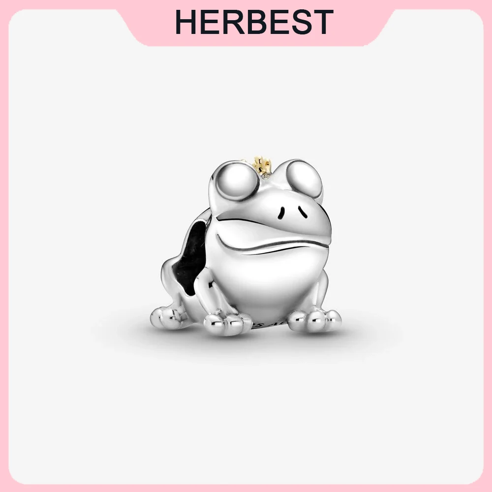 2021 New 925 Sterling Silver Beads Two-tone Frog Prince Charm Fit Original Pandora Bracelet Women DIY Jewelry
2021 New 925 Sterling Silver Beads Two-tone Frog Prince Charm Fit Original Pandora Bracelet Women DIY Jewelry