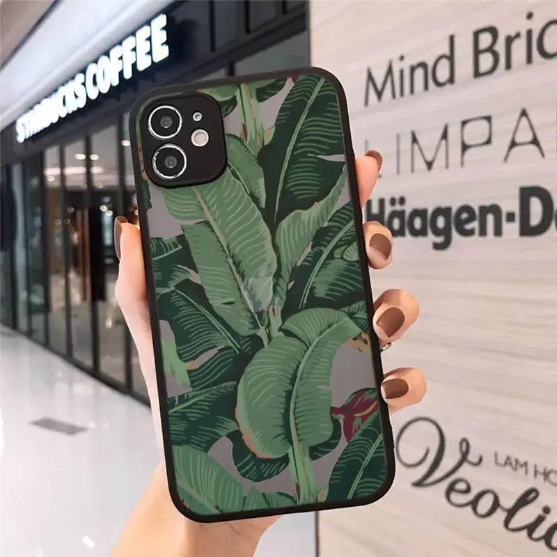 Banana leaf Stitching illustration Phone Cases Matte Transparent for iPhone 7 8 11 12 s mini pro X XS XR MAX Plus cover funda
Banana leaf Stitching illustration Phone Cases Matte Transparent for iPhone 7 8 11 12 s mini pro X XS XR MAX Plus cover funda