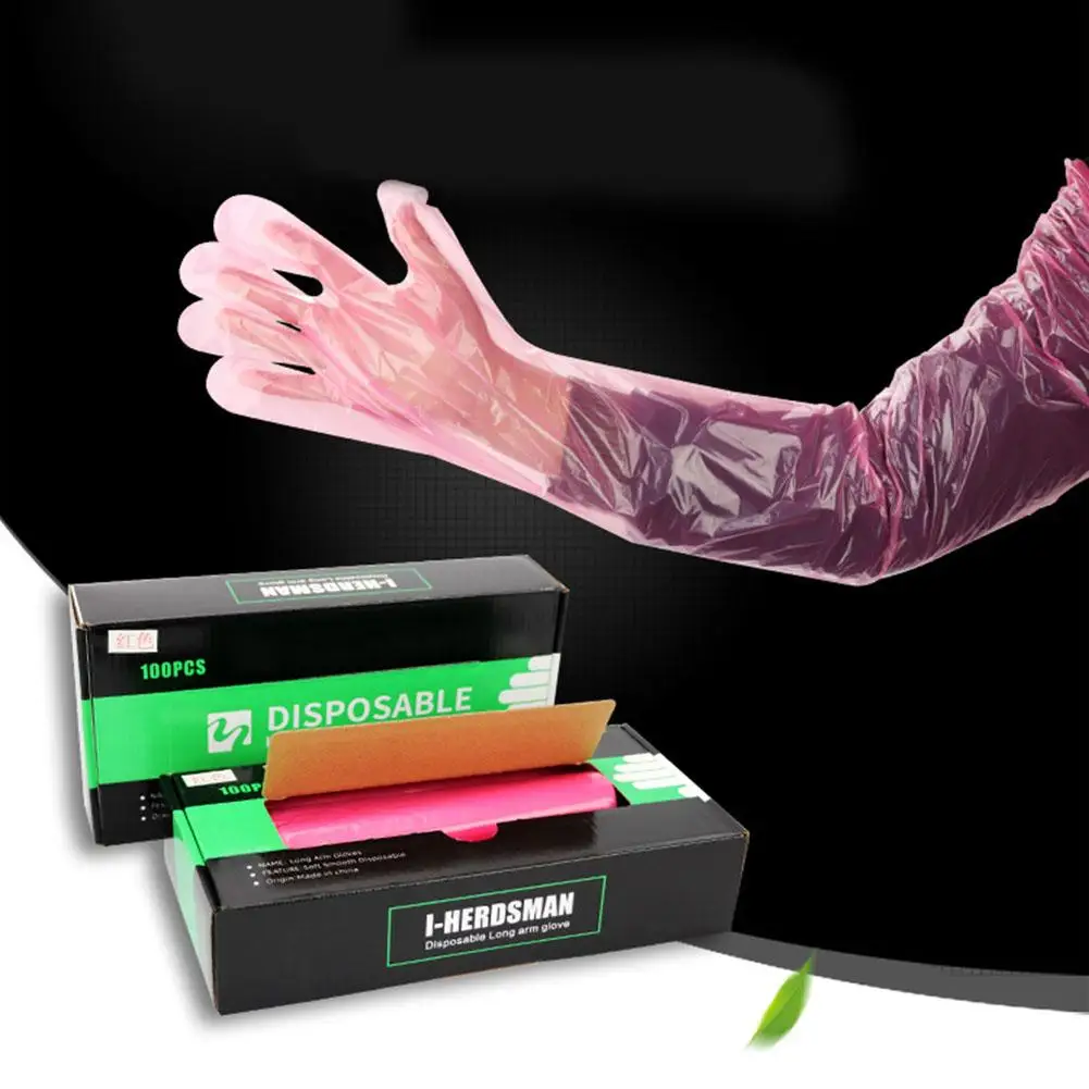 50pcs Disposable Gloves Household Protective Long Film Gloves Removable Food Grade Gloves Cleaning Supplies 
50pcs Disposable Gloves Household Protective Long Film Gloves Removable Food Grade Gloves Cleaning Supplies