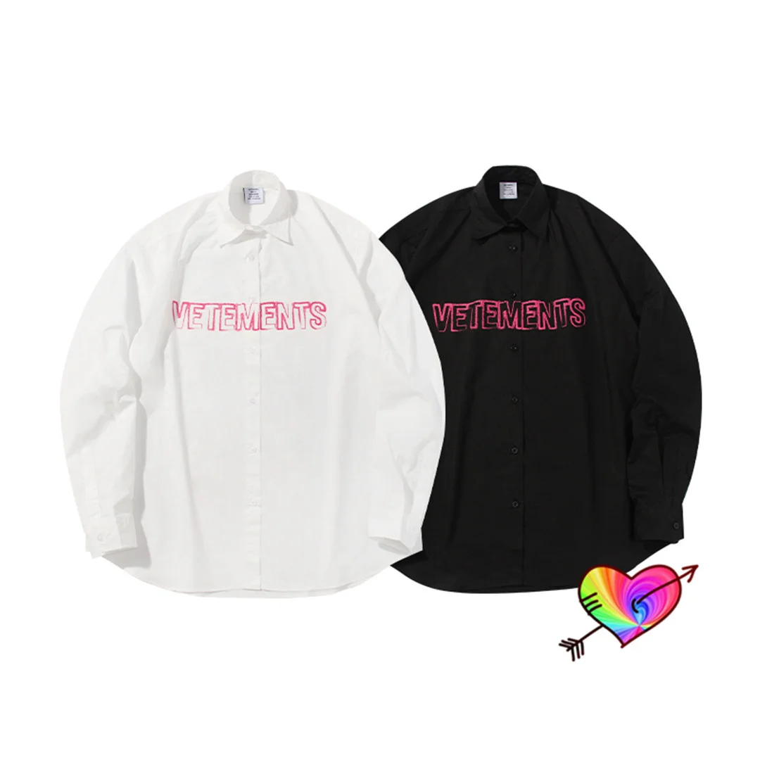 Front Red VETEMENTS Shirts 2021 Men Women 1:1 High Quality Graffiti Letters Print Vetements Shirts VTM Blouse Oversize
Front Red VETEMENTS Shirts 2021 Men Women 1:1 High Quality Graffiti Letters Print Vetements Shirts VTM Blouse Oversize