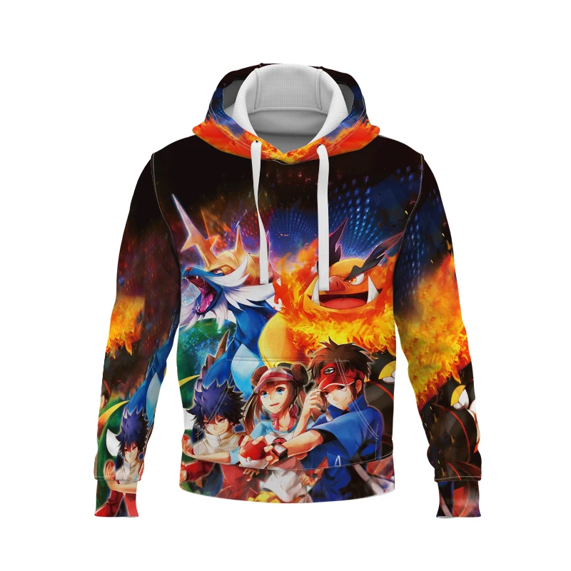 2021 New Animated 3D Printed Hoodies For Men Women Children's Fashion Sweatshirts Pokemon Boys Girls Streetwear Casual Tops
2021 New Animated 3D Printed Hoodies For Men Women Children's Fashion Sweatshirts Pokemon Boys Girls Streetwear Casual Tops