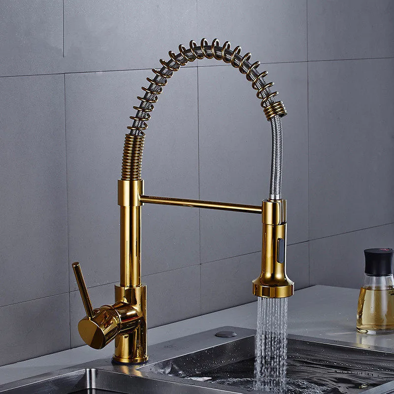Kitchen Sink Faucets Brass Pull Down Sink Mixer Tap With Spring Hose Single Handle Hot & Cold Water Sink Crane Tap Black/Gold
Kitchen Sink Faucets Brass Pull Down Sink Mixer Tap With Spring Hose Single Handle Hot & Cold Water Sink Crane Tap Black/Gold