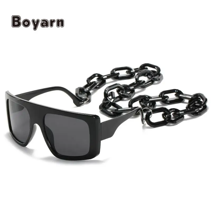 Boyarn Chain Set For Ladies 2022 Luxury Brand Polygon Square Sun Glasses Female Vintage Punk Eyewear Beige Men Shades UV400
Boyarn Chain Set For Ladies 2022 Luxury Brand Polygon Square Sun Glasses Female Vintage Punk Eyewear Beige Men Shades UV400