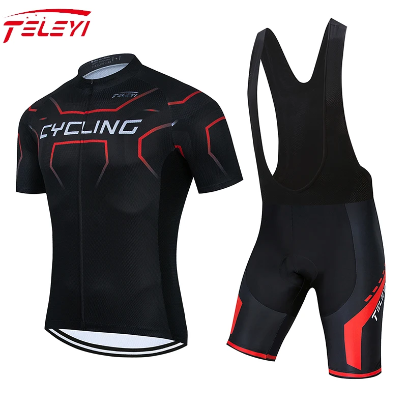 2022 new TELEYI Bicycle Team Short Sleeve Maillot Ciclismo Men's Cycling Jersey Summer breathable Cycling Clothing Sets
2022 new TELEYI Bicycle Team Short Sleeve Maillot Ciclismo Men's Cycling Jersey Summer breathable Cycling Clothing Sets