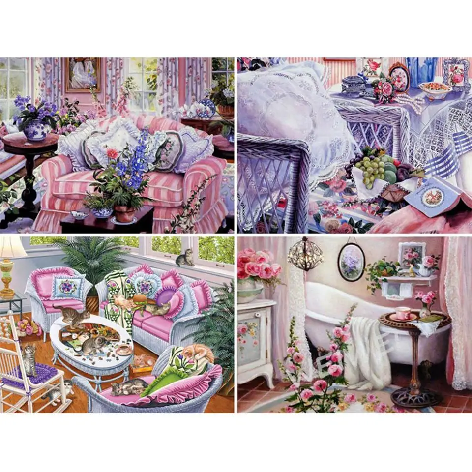 Diamond Painting Gorgeous and Romantic Home Scene Mosaic Picture of Rhinestones 5D Diy Full Square Round Diamond Embroidery
Diamond Painting Gorgeous and Romantic Home Scene Mosaic Picture of Rhinestones 5D Diy Full Square Round Diamond Embroidery