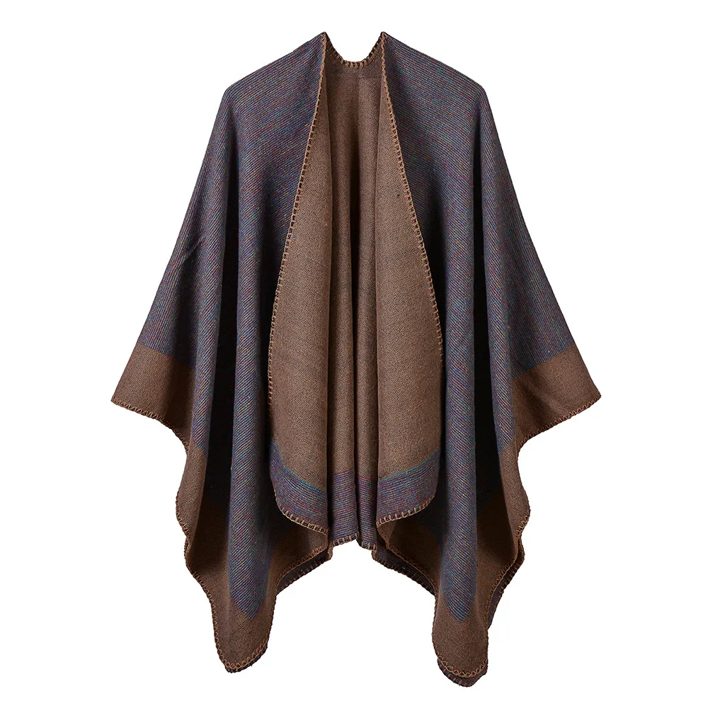 New Women Soft Cashmere Print Cardigan Capes Shawl Coat Ponchos Striped Simple Highland Travel Outing Shawl Party Concert Cloak
New Women Soft Cashmere Print Cardigan Capes Shawl Coat Ponchos Striped Simple Highland Travel Outing Shawl Party Concert Cloak