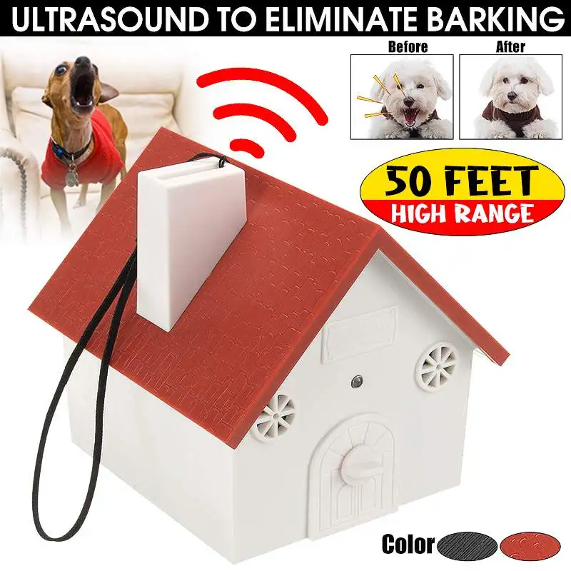 

Ultrasonic Waterproof Dog Anti Bark House Controller Silencer Stopper Bark Control Birdhouse Anti Device Dog Barking ControL