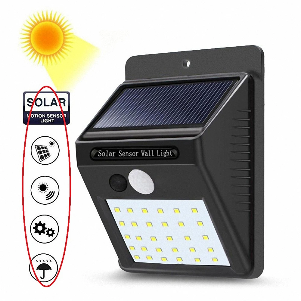 1-4pcs Solar Led Light Motion Sensor Security Wall lamp Waterproof IP65 Outdoor Lamp Garland For Garden Street Plaza | Лампы и