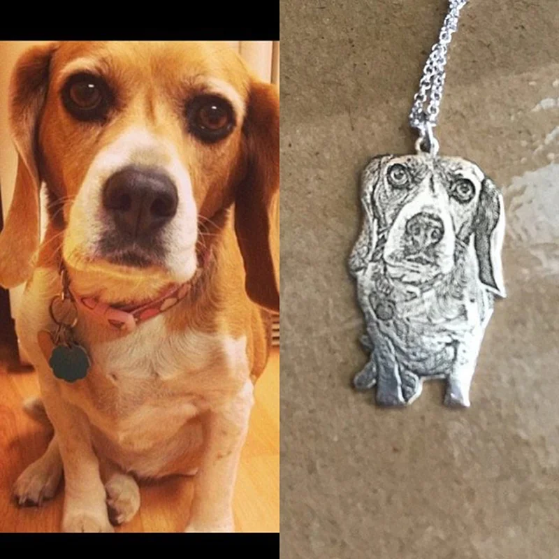 Custom Pet Necklace 925 Sterling Silver Photo Personalized Memory Jewelry Pendant Name Engrave keepsake Dog CAT Tag portrait
Custom Pet Necklace 925 Sterling Silver Photo Personalized Memory Jewelry Pendant Name Engrave keepsake Dog CAT Tag portrait