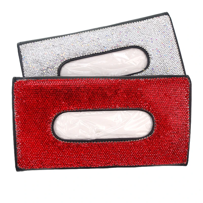 Crystal Car Tissue Box Towel Sets Car Sun Visor Tissue Box Holder Auto Interior Storage Decoration Rhinestone Car Accessories
Crystal Car Tissue Box Towel Sets Car Sun Visor Tissue Box Holder Auto Interior Storage Decoration Rhinestone Car Accessories