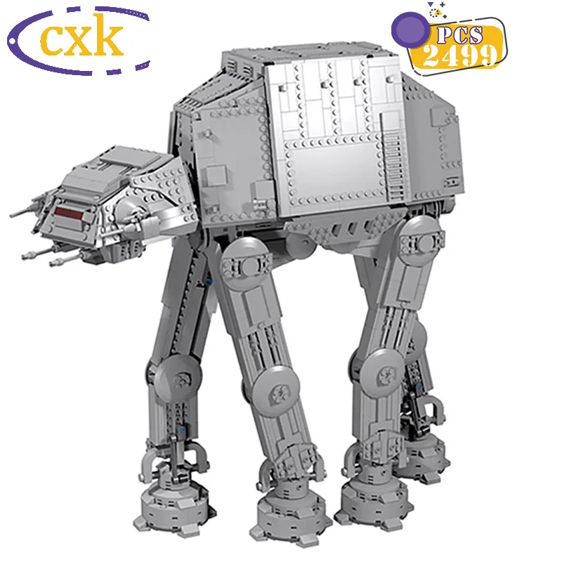 MOC UCS AT-AT Walker Space Wars Blocks High-Tech Robot 75054 75288 Action Figure 8129 10178 4483 Bricks Toys For Children Gift
MOC UCS AT-AT Walker Space Wars Blocks High-Tech Robot 75054 75288 Action Figure 8129 10178 4483 Bricks Toys For Children Gift