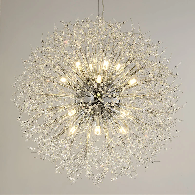 2020 Newest Crystal Dandelion Chandelier Lighting Pendant Lamp For Living Room Dining Room Home Decoration Hotel Fixture
2020 Newest Crystal Dandelion Chandelier Lighting Pendant Lamp For Living Room Dining Room Home Decoration Hotel Fixture