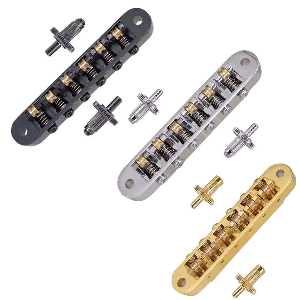 Guitar Roller Saddle Bridge For Les Paul EPI Electric Guitars Chrome Gold For 6 Stringed Instruments Chrome Black Gold Part
Guitar Roller Saddle Bridge For Les Paul EPI Electric Guitars Chrome Gold For 6 Stringed Instruments Chrome Black Gold Part