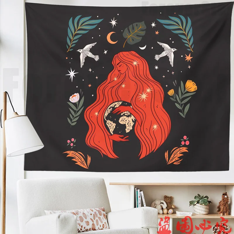 Moon Phase Girl Tapestry Wall Hanging Decor Witchcraft Tapestry Wall Decoration Cloth Psychedelic Women Yoga Carpet Boho Decor
Moon Phase Girl Tapestry Wall Hanging Decor Witchcraft Tapestry Wall Decoration Cloth Psychedelic Women Yoga Carpet Boho Decor
