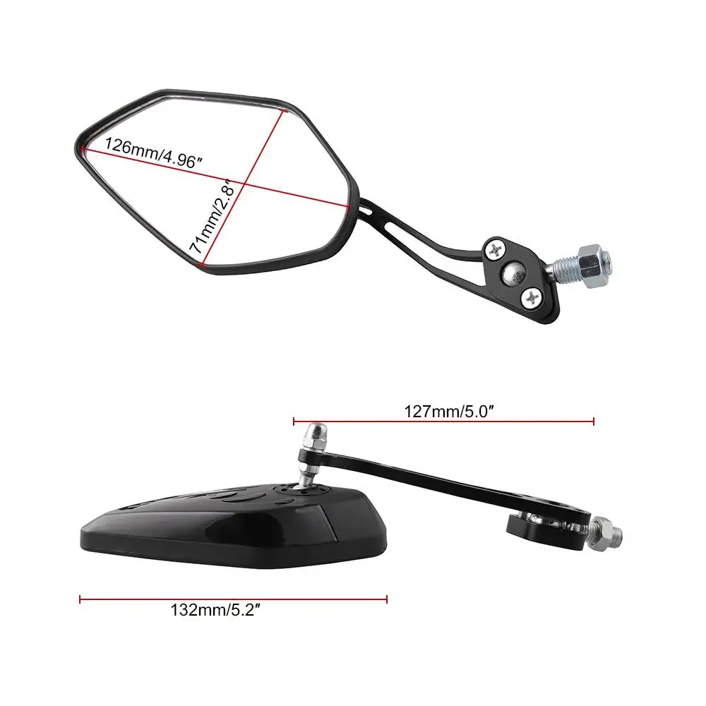 1 Pair 8/10mm Universal Motorcycle Mirror Rear View Mirror Side Cool Motorbike
1 Pair 8/10mm Universal Motorcycle Mirror Rear View Mirror Side Cool Motorbike