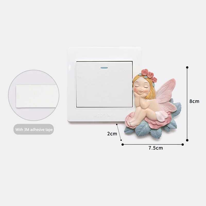Flower Girl Switch Stickers Sunflower Flower Fairy Miniature Resin Rose Lily Light Switch Wall Decor
Flower Girl Switch Stickers Sunflower Flower Fairy Miniature Resin Rose Lily Light Switch Wall Decor