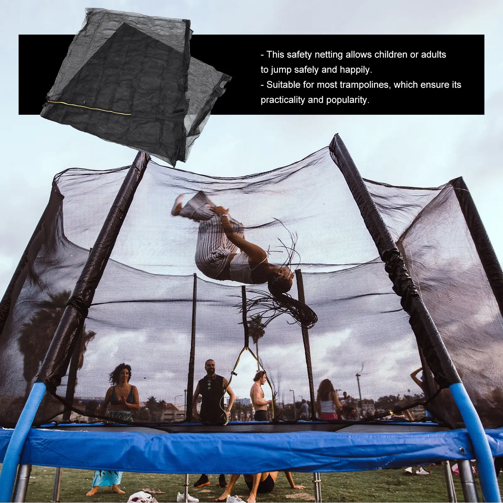 Trampoline Protective Net Anti-fall Nylon Trampoline Jumping Pad Safety Net Protection Guard Outdoor Indoor Trampoline Supplies
Trampoline Protective Net Anti-fall Nylon Trampoline Jumping Pad Safety Net Protection Guard Outdoor Indoor Trampoline Supplies