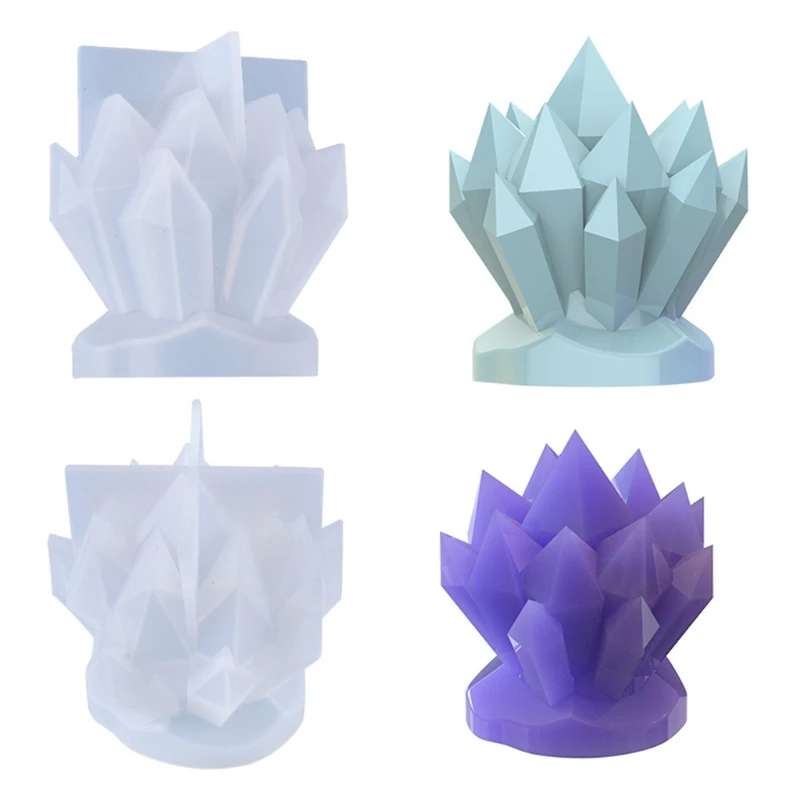 Crystal Cluster Stone Decor Epoxy Resin Mold Irregular Ore Spar Ornaments Casting Silicone Mould DIY Crafts Plaster Candle Tool
Crystal Cluster Stone Decor Epoxy Resin Mold Irregular Ore Spar Ornaments Casting Silicone Mould DIY Crafts Plaster Candle Tool