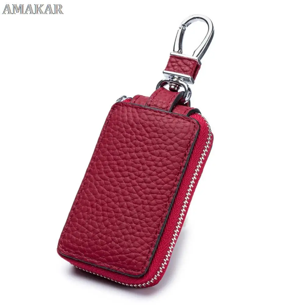 Leather Car Smart Key Wallet Men/Women Key Holder Housekeeper Keys Organizer Case Unisex Keychain Waist Zipper Key Bag Universal
Leather Car Smart Key Wallet Men/Women Key Holder Housekeeper Keys Organizer Case Unisex Keychain Waist Zipper Key Bag Universal