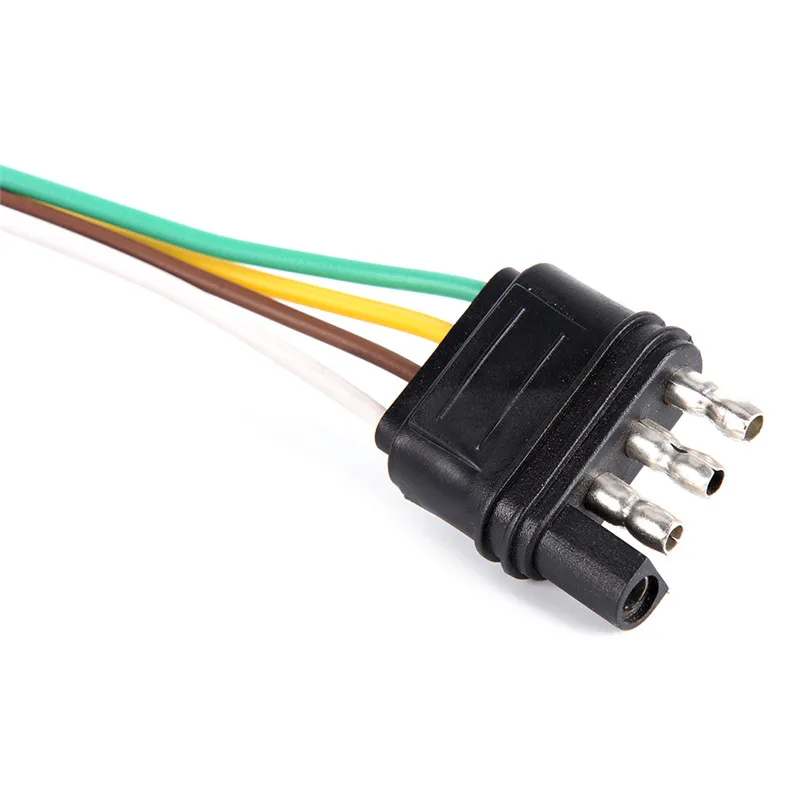 1pc 2ft Trailer Light Wiring Harness Extension 4-Pin Plug 18 AWG Flat Wire Connector
1pc 2ft Trailer Light Wiring Harness Extension 4-Pin Plug 18 AWG Flat Wire Connector