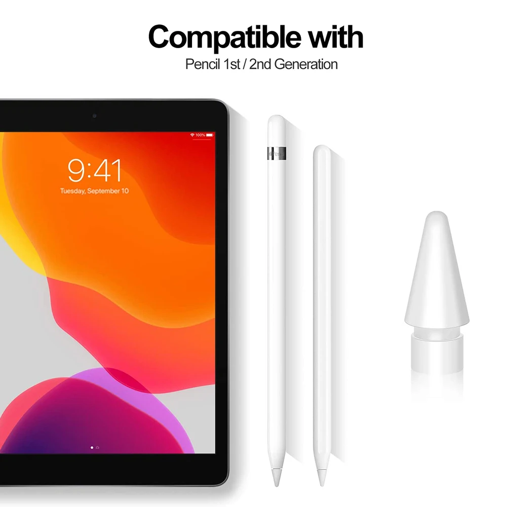 2pcs Stylus Pencil Tips High Sensitive Replacement Touch Pen Spare Nib Compatible with Apple Pencil 1st 2nd Generation
2pcs Stylus Pencil Tips High Sensitive Replacement Touch Pen Spare Nib Compatible with Apple Pencil 1st 2nd Generation