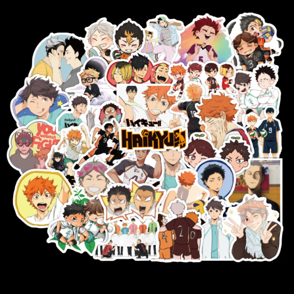 Haikyuu! 50 наклеек, водонепроницаемые наклейки, каждая около 3 дюймов, подарок для фанатов аниме
Haikyuu! 50 наклеек, водонепроницаемые наклейки, каждая около 3 дюймов, подарок для фанатов аниме