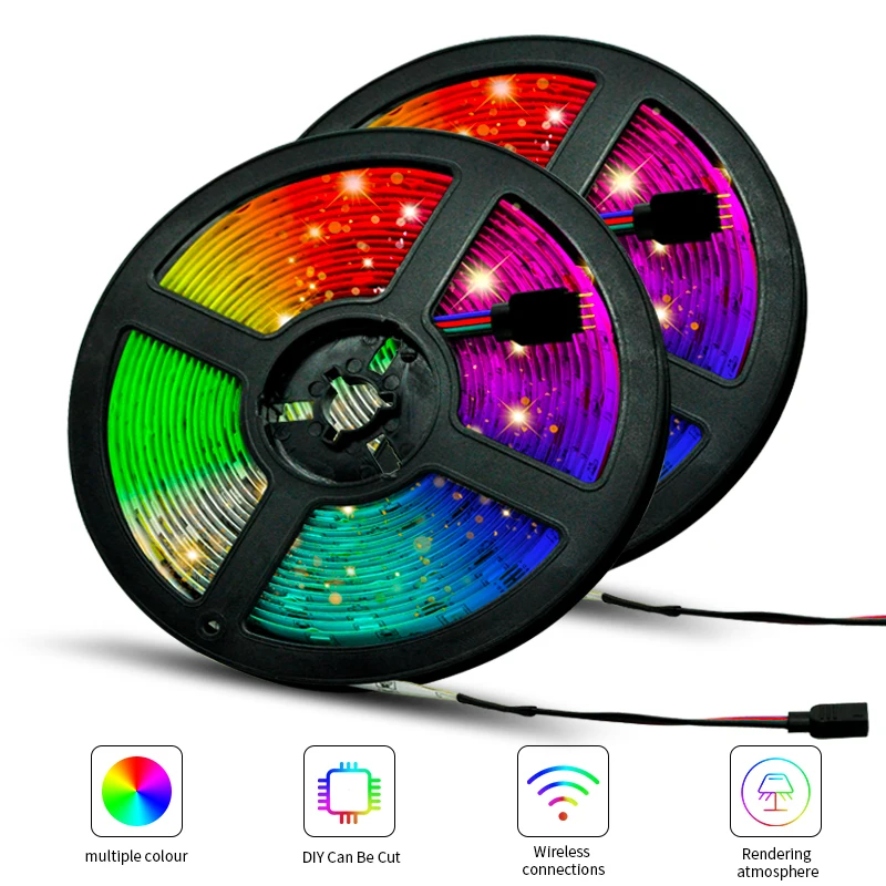 Светодиодный Bluetooth Iuces светодиодный RGB 5050 SMD 2835 водонепроницаемый гибкий светильник ленточный диод DC12V 10 м WiFi светодиодный светильник
Светодиодный Bluetooth Iuces светодиодный RGB 5050 SMD 2835 водонепроницаемый гибкий светильник ленточный диод DC12V 10 м WiFi светодиодный светильник