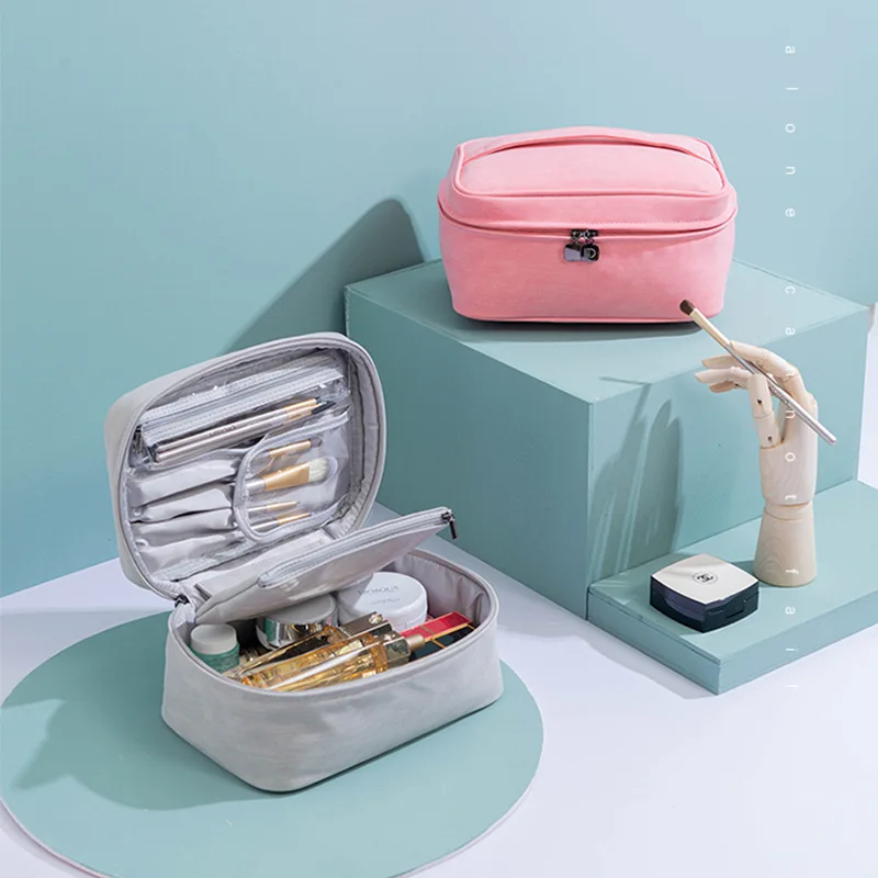 Travel Cosmetic Bag Nylon Waterproof Storage Bag New Large-capacity Lady Zipper Storage Bag Multi-function Portable Toiletry Bag
Travel Cosmetic Bag Nylon Waterproof Storage Bag New Large-capacity Lady Zipper Storage Bag Multi-function Portable Toiletry Bag