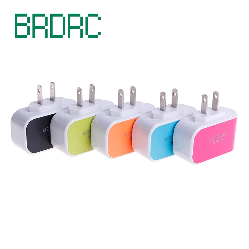 3 Ports USB Wall Travel Charger US Plug Mobile Phone Charging for Huawei Xiaomi iPhone 12 Power Bank Color Random 
3 Ports USB Wall Travel Charger US Plug Mobile Phone Charging for Huawei Xiaomi iPhone 12 Power Bank Color Random