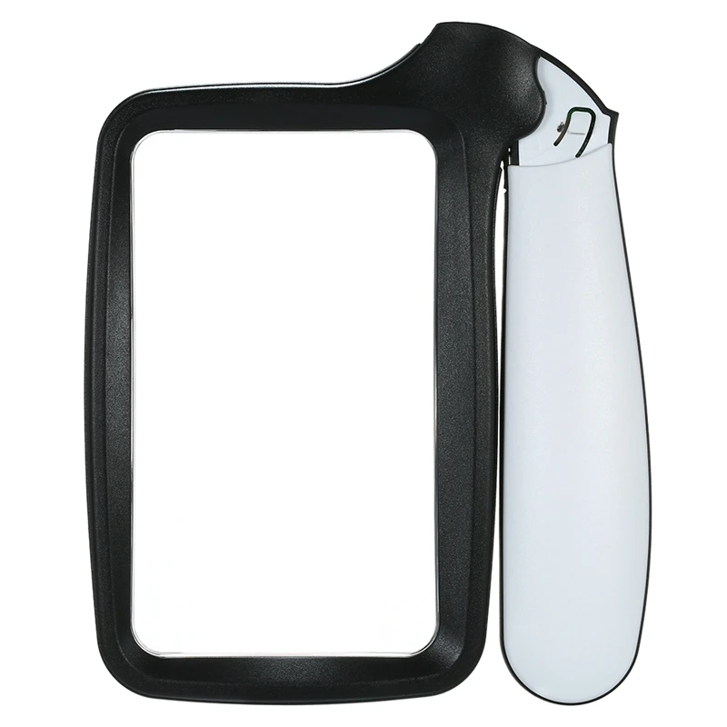 WSFS Hot 2X Handheld Folding Magnifier With 5 Led Light Hd Acrylic Square Magnifying Glass For Elderly Reading Newspaper Looking
WSFS Hot 2X Handheld Folding Magnifier With 5 Led Light Hd Acrylic Square Magnifying Glass For Elderly Reading Newspaper Looking