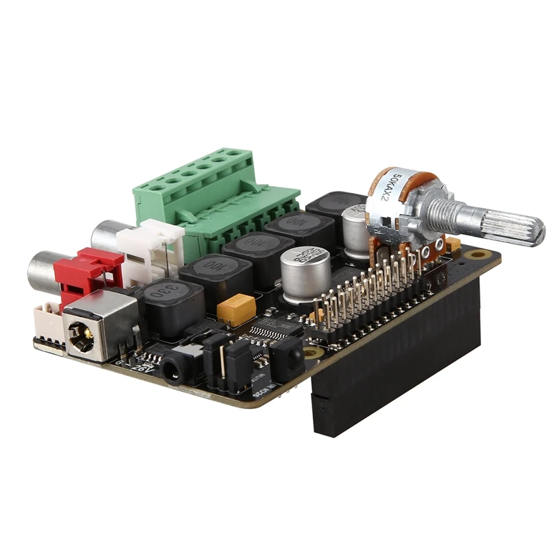 PCM5122 Amplifier X400 V3.0 Audio Expansion Board for Raspberry Pi 4 Model B/Raspberry Pi 3 Model B+/3 Model A+
PCM5122 Amplifier X400 V3.0 Audio Expansion Board for Raspberry Pi 4 Model B/Raspberry Pi 3 Model B+/3 Model A+