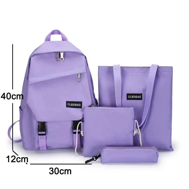 Girls School Bags Simple Backpacks Large Capacity Kids Bags Student Children School Bag Laptop Backpack Travel Backpack 4pcs/set
Girls School Bags Simple Backpacks Large Capacity Kids Bags Student Children School Bag Laptop Backpack Travel Backpack 4pcs/set