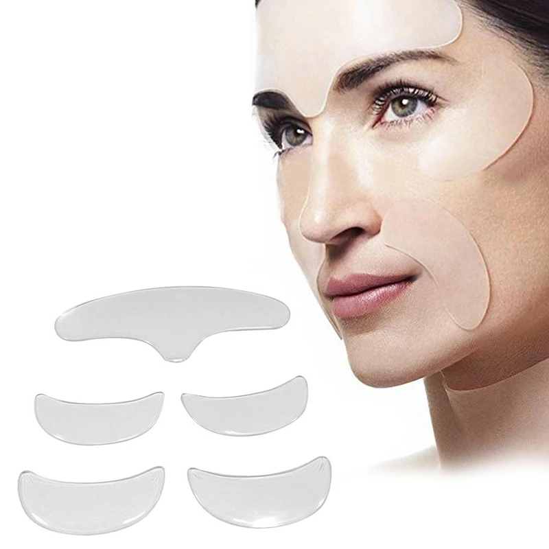 5pcs Silicone Forehead Stickers Patch Anti-Wrinkle Forehead Frown Lines Removal Face Repairing Anti-aging Forehead Lifting Kit
5pcs Silicone Forehead Stickers Patch Anti-Wrinkle Forehead Frown Lines Removal Face Repairing Anti-aging Forehead Lifting Kit