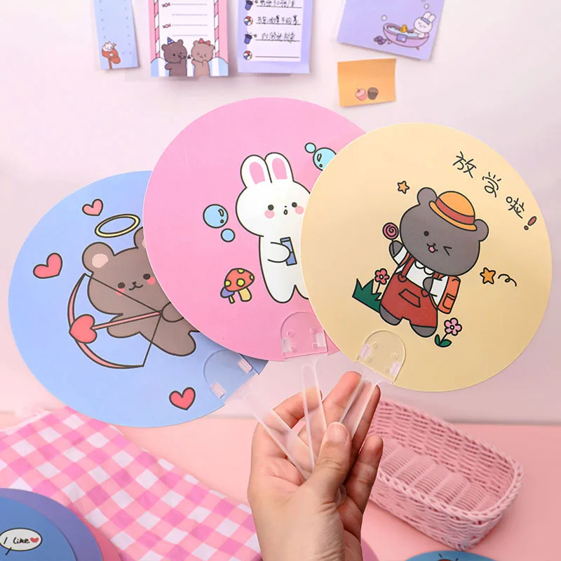 30 pc/lot Cute animal cartoon style plastic handle fan / cool summer students hand round fan /Event & Party Supplies
30 pc/lot Cute animal cartoon style plastic handle fan / cool summer students hand round fan /Event & Party Supplies